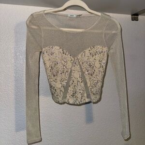 URBAN OUTFITTERS KIMCHI BLUE XS NYE TOP